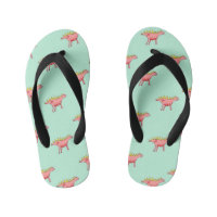 dinosaures roses motif sur bleu pâle