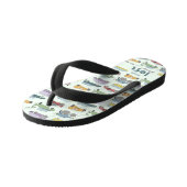 Tongs Enfants Doodle des voitures (Incliné)