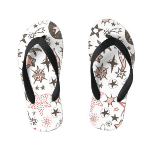 Tongs Enfants Doodles cosmiques : Étoiles et comètes