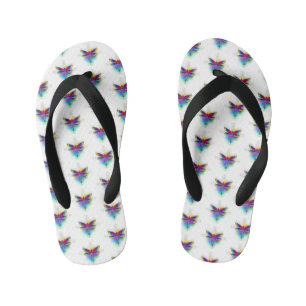Tongs Enfants Dragonfly en arc-en-ciel