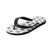 Tongs Enfants Dragonfly en arc-en-ciel (Incliné)