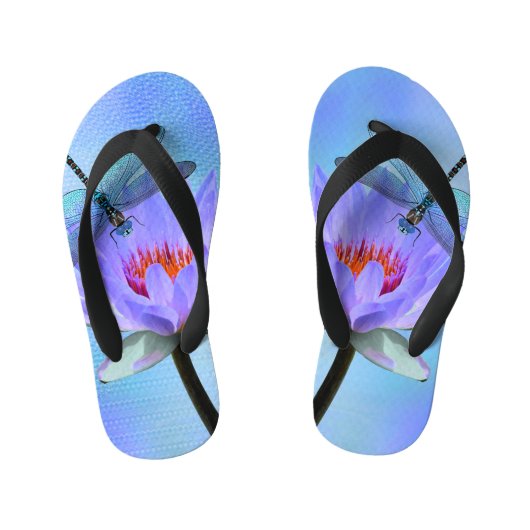 Tongs Enfants Dragonfly on Water Lily Flip Flops (Semelle)