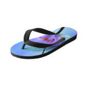 Tongs Enfants Dragonfly on Water Lily Flip Flops (Incliné)