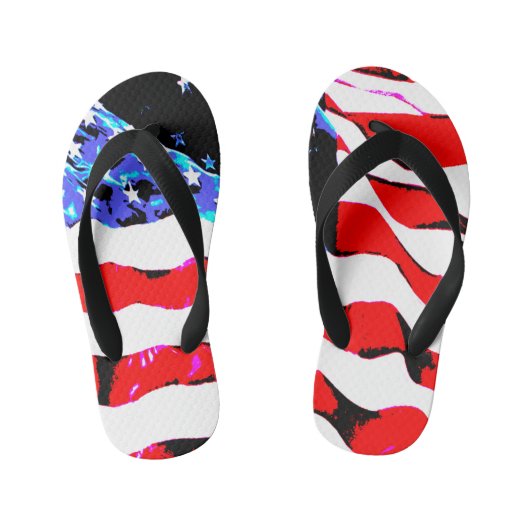 Tongs Enfants Drapeau américain (Semelle)