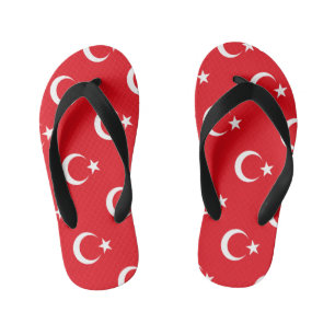 Tongs Enfants Drapeau de la Turquie