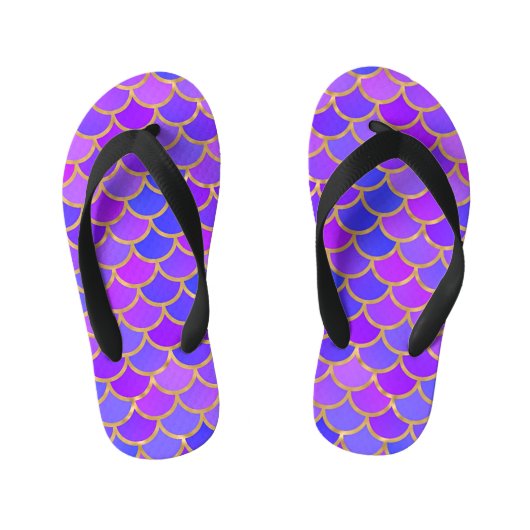 Tongs Enfants Échelles de sirène multicolore (Semelle)