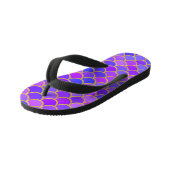 Tongs Enfants Échelles de sirène multicolore (Incliné)