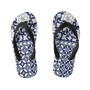 Tongs Enfants Élégance chinoise : Ornement sans couture