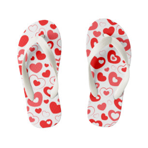 Tongs Enfants Enfants Amour Coeurs Flip Flops