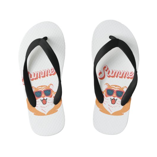 Tongs Enfants Été Cute Tiger Enfants Flip Flops (Semelle)