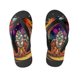 Tongs Enfants Exploser le vaisseau spatial