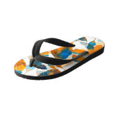 Tongs Enfants Feuilles Silhouette : aquarelle, PA sans fil numér (Incliné)