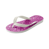 Tongs Enfants Fille Parties scintillant rose Ombre Sparkle (Incliné)