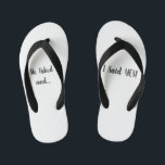 Tongs Enfants Flèches Mariages<br><div class="desc">Une façon amusante de vous montrer fiancé</div>