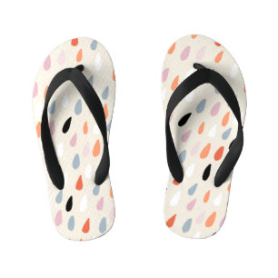 Tongs Enfants Fleurs Art Déco : Moderne sans couture