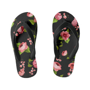 Tongs Enfants Fleurs Motif 18