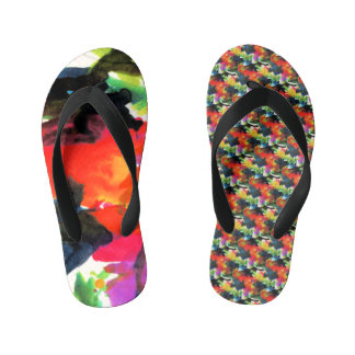 Tongs Enfants Fleurs Quand Nous Avons Quatre Ans !