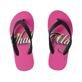 Tongs Enfants Flip Flops Baleine Magie Hot Pink