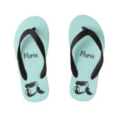 Tongs Enfants Flip Flops pour enfant mignonne girly mermaid (Semelle)