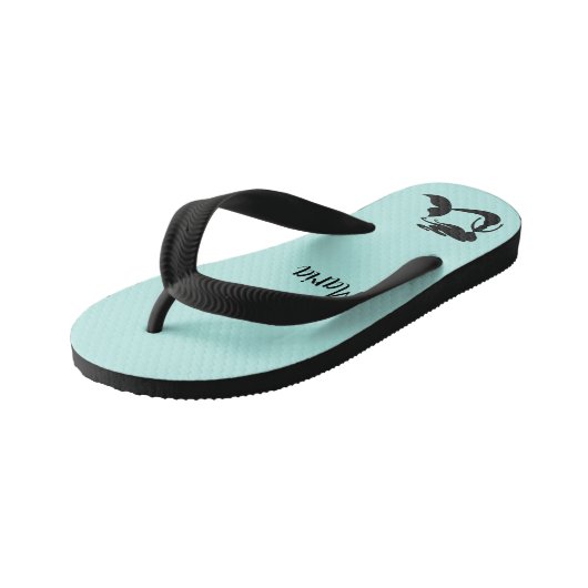 Tongs Enfants Flip Flops pour enfant mignonne girly mermaid (Incliné)