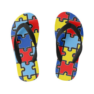 Tongs Enfants Flip-Flops Sensibilisation sur l'autisme