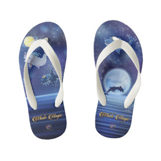 Tongs Enfants Flip Flops Whale Magic Royal Constellations