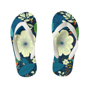 Tongs Enfants Floral