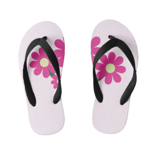 Tongs Enfants Floral rose