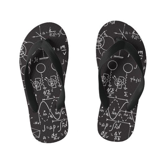 Tongs Enfants Formules scientifiques : Patte de calcul du tablea (Semelle)