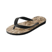 Tongs Enfants Fourrure d'animal (Incliné)
