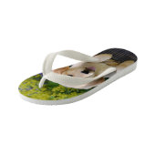 Tongs Enfants Golden Retriever Baby Dog Puppy Funny Photo - Enfa (Incliné)