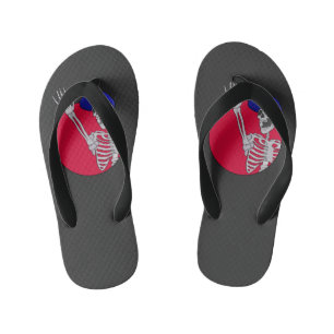 Tongs Enfants Hé les amis Squelette cool et drôle
