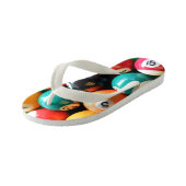 Tongs Enfants Huit-Ball Les Couleurs Traditionnelles, (Incliné)