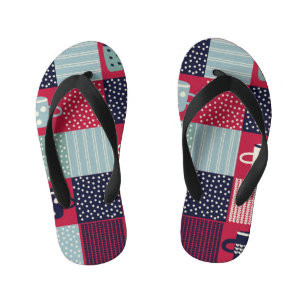 Tongs Enfants Hygge scandinave : Mélange Motif rustique