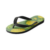 Tongs Enfants Illustration d'ananas (Incliné)