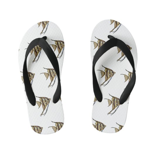 Tongs Enfants Illustration d'angelfish (Semelle)