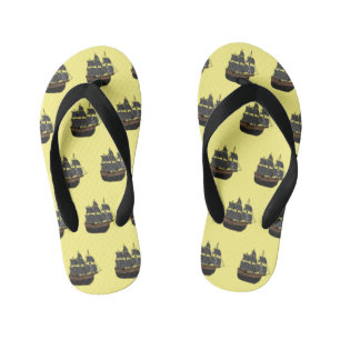 Tongs Enfants Illustration de bateau pirate