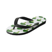 Tongs Enfants Illustration de Broccoli (Incliné)