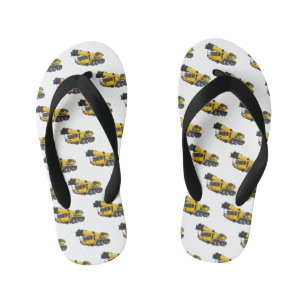 Tongs Enfants Illustration de camion de grue