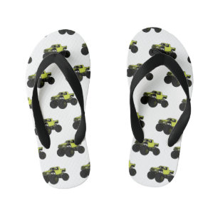 Tongs Enfants Illustration de camion monstre