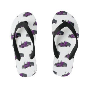 Tongs Enfants Illustration de camion semi-remorque