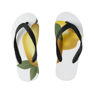Tongs Enfants Illustration de citron frais