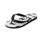 Tongs Enfants Illustration de dessin animé d'orignal (Incliné)