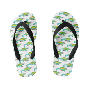 Tongs Enfants illustration de dessin animé du caméléon de Jackso