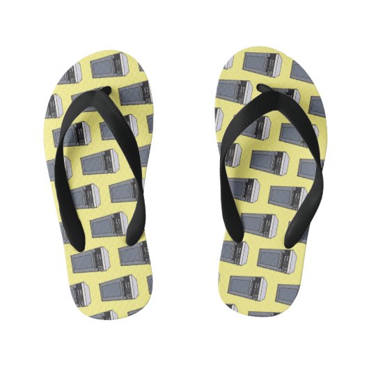 Tongs Enfants Illustration de dessin sur micro-ondes (Semelle)