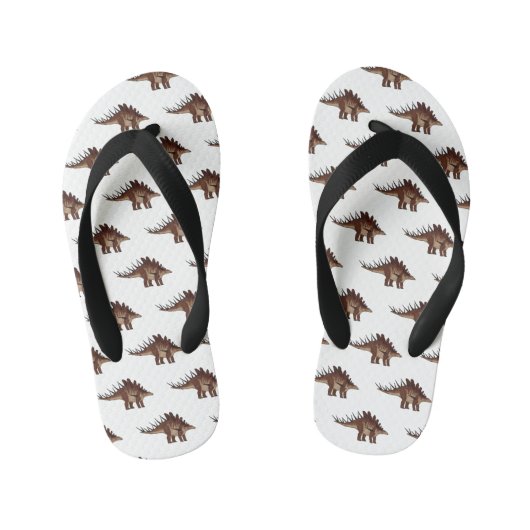 Tongs Enfants Illustration de Kentrosaurus (Semelle)
