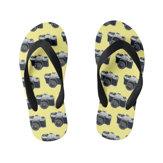 Tongs Enfants Illustration de la caméra (Semelle)