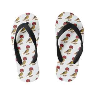 Tongs Enfants Illustration de la caricature royale d'oiseau