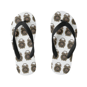 Tongs Enfants Illustration de l'horloge d'alarme