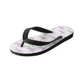 Tongs Enfants Illustration de l'orchidée mante (Incliné)